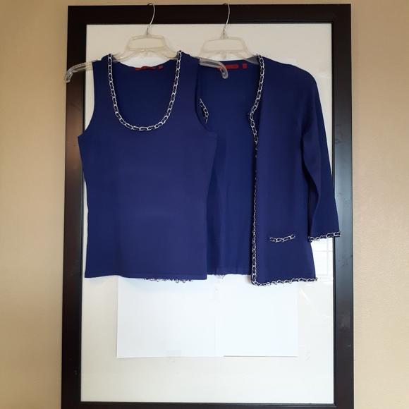 Chain Trimmed Twin Set - Picture 2 of 2